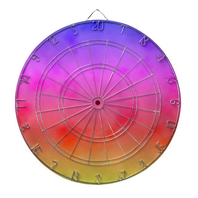 Rainbow Vapour Dartboard (Front)