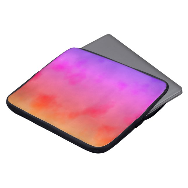 Rainbow Vapour Laptop Sleeve (Front Top)