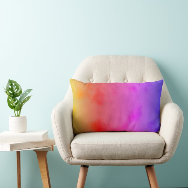 Rainbow Vapour Lumbar Cushion (Chair)