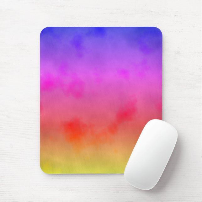 Rainbow Vapour Mouse Pad (With Mouse)