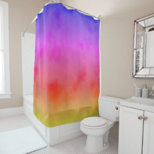 Rainbow Vapour Shower Curtain