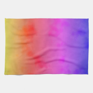 Rainbow Vapour Tea Towel