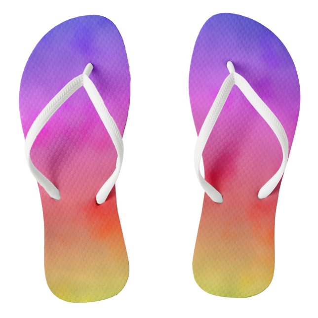 Rainbow Vapour Thongs (Footbed)
