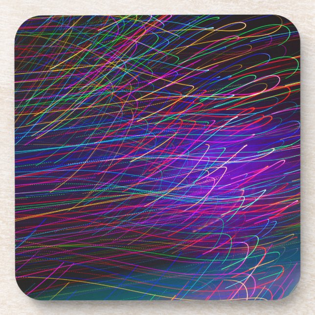 rainbow vibes coaster (Front)
