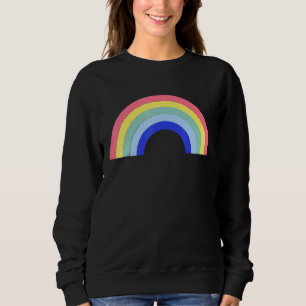 Rainbow Vintage Retro 80s Style Sweatshirt