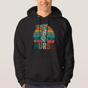 Rainbow Vintage Sunset World Best Nurse For Men W Hoodie