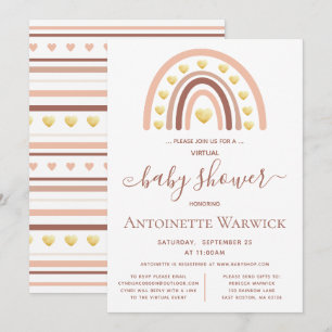 Rainbow Virtual Baby Shower Invitation