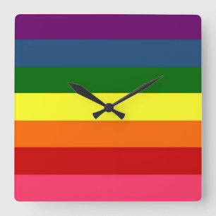 Rainbow Wall Clock