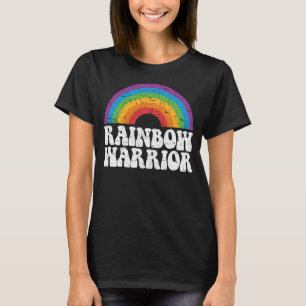 Rainbow Warrior  Retro Vintage T-Shirt