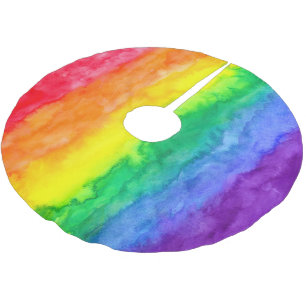 Rainbow Wash Tree Skirt