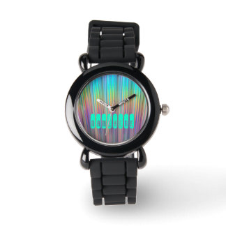 Rainbow Watch. Holographic! Add Name or Logo! Watch