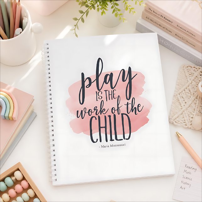 Rainbow Watercolor Homeschool Education Quote Note Notebook (Creator Uploaded)
