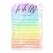 Rainbow Watercolor Wash Checkbox To Do List