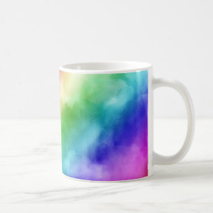 Rainbow Watercolors Coffee Mug