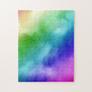 Rainbow Watercolors Jigsaw Puzzle