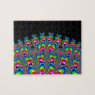 Rainbow Waterfall - Fractal Art Jigsaw Puzzle