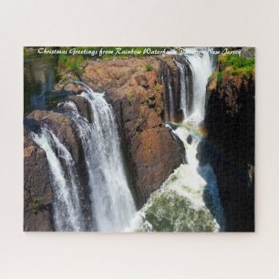 Rainbow Waterfalls Paterson New Jersey. Jigsaw Puzzle