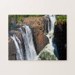 Rainbow Waterfalls Paterson New Jersey. Jigsaw Puzzle