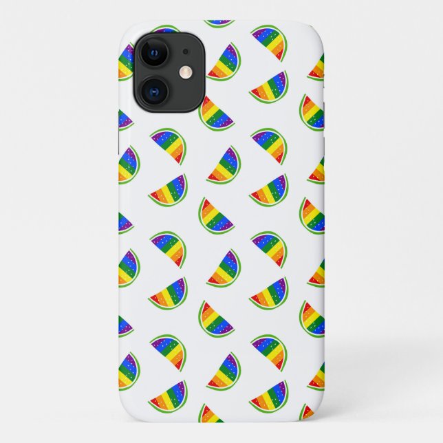 Rainbow Watermelon Pattern Case-Mate iPhone Case (Back)