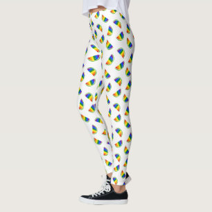 Rainbow Watermelon Pattern Leggings