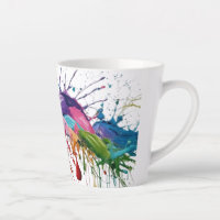 Rainbow Wave Splash – Colourful Abstract Paint 