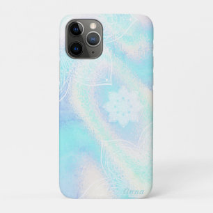 *~* Rainbow Waves Holographic Iridescent Mandalas iPhone 11 Pro Case