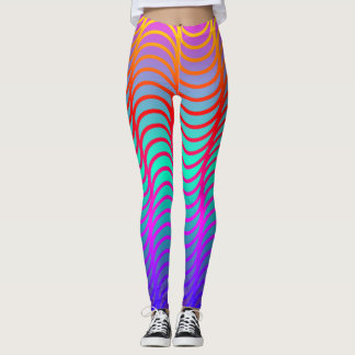 Rainbow Waves Leggings