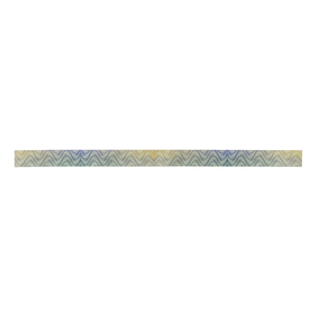 Rainbow Waves Satin Ribbon (Front)