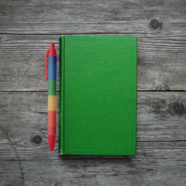 Rainbow Weaved Stripes Blue Ink Pen (Creator Uploaded)