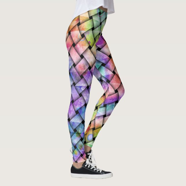 Rainbow Weaved Tights - (Right)