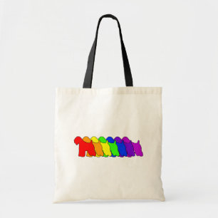 Rainbow Wheaten Tote Bag