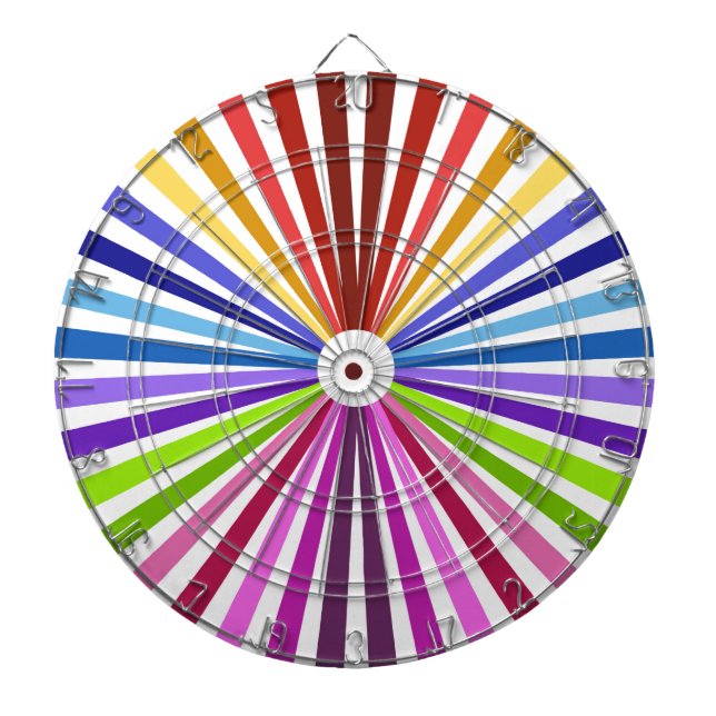 Rainbow Wheel Dartboard (Front)