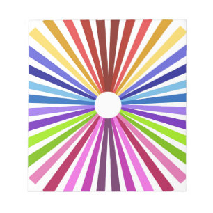 Rainbow Wheel Notepad