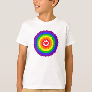 Rainbow Wheel shirt - choose style & colour