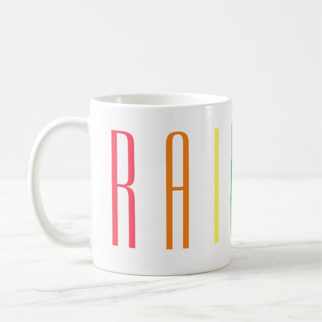 RAINBOW White Mug (Left)