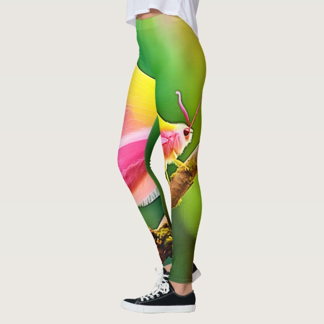 Rainbow Wing Beauty Leggings (Left)