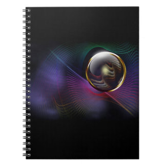 Rainbow wire bound notebook