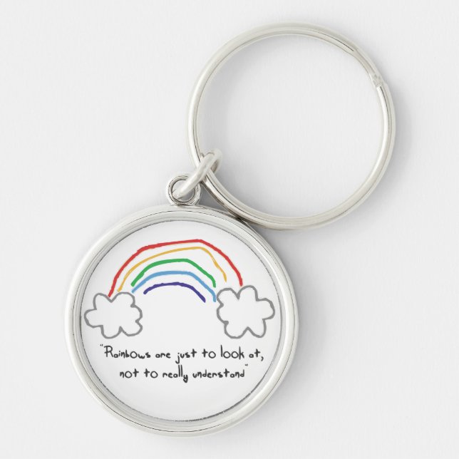 rainbow wisdom key ring (Front)