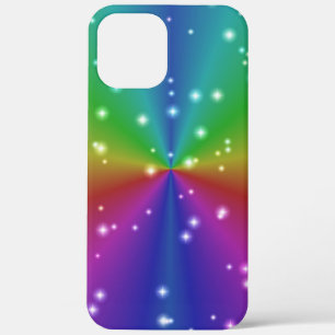 Rainbow with asterisks iPhone 12 pro max case