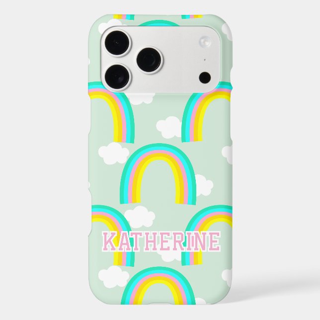 Rainbow with Cloud Light Blue (Back)
