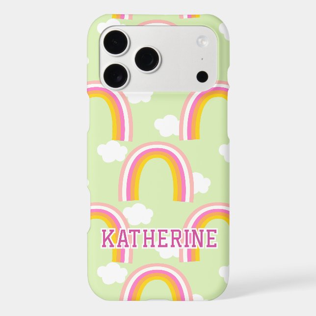 Rainbow with Cloud Light Green (Back)