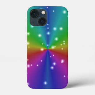 Rainbow with Stars iPhone 13 Mini Case