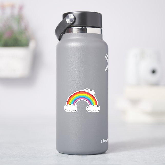 Rainbow with White Clouds (HydroFlask)