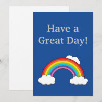 Rainbow with White Clouds | Personalise
