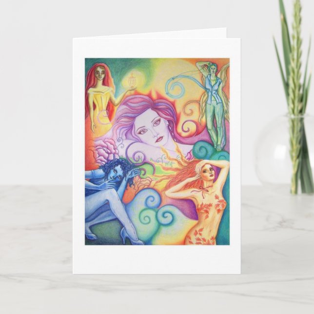 Rainbow Women greeting card (Front)