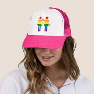 Rainbow Women Trucker Hat