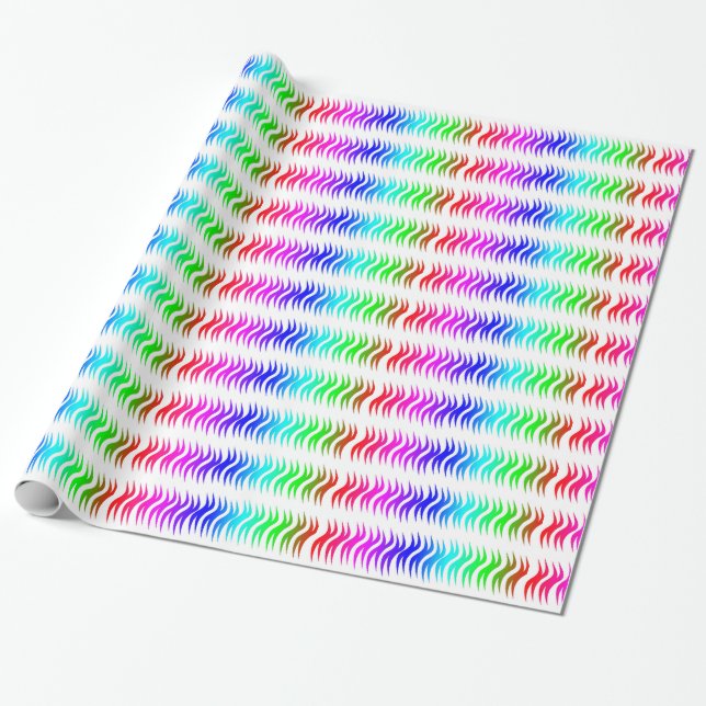 Rainbow Wrapping Paper (Unrolled)