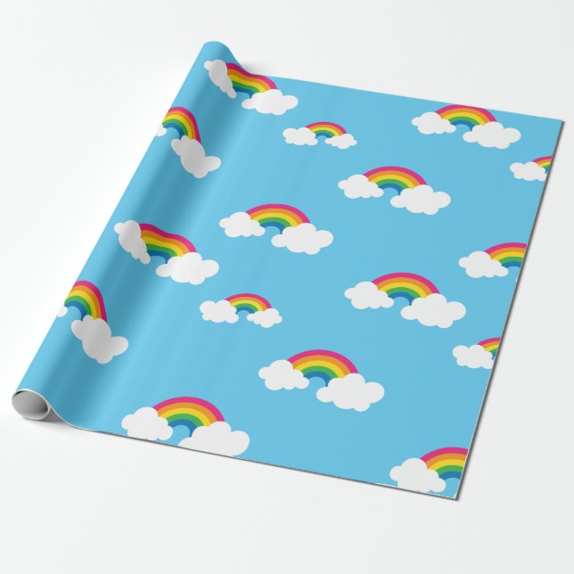 Rainbow Wrapping Paper (Unrolled)