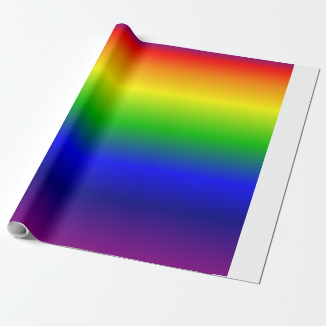 Rainbow Wrapping Paper (Unrolled)