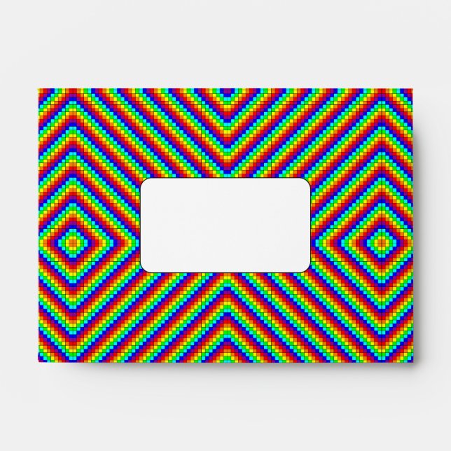 Rainbow X - A6 Envelope (Front)
